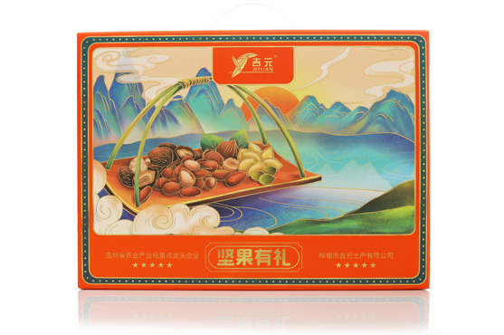 堅果有禮禮盒橙色款